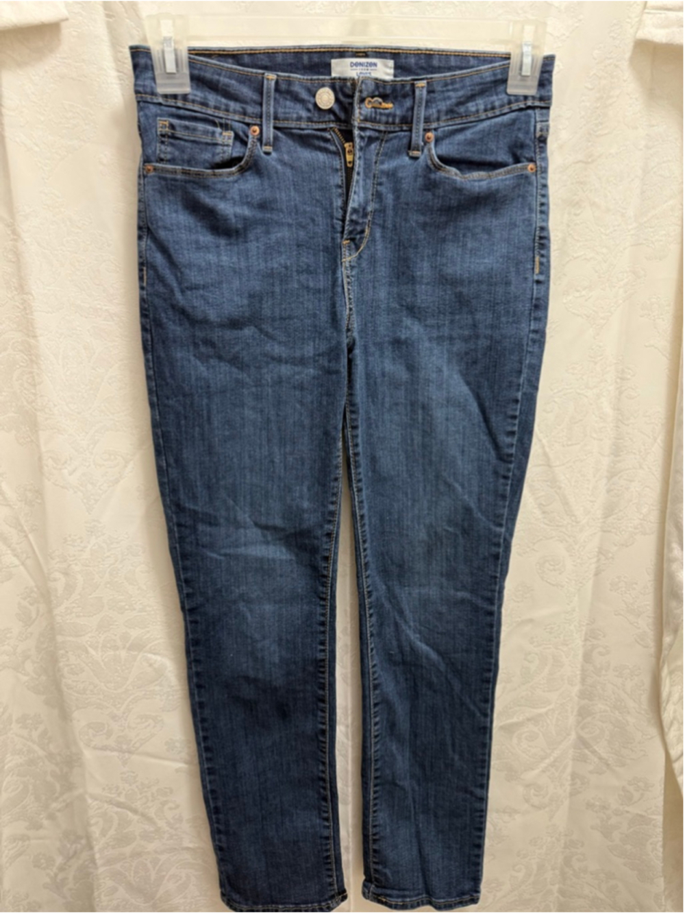 Women's Denizen from Levi's Mid-Rise Slim Jeans Size 28 Blue